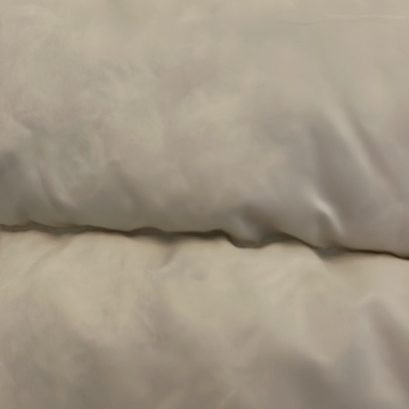 Vintage 80s 1st Down Sz 14 Burgundy & Navy Puff Sleeve 100% Goose Down Ski Coat - Picture 8 of 13